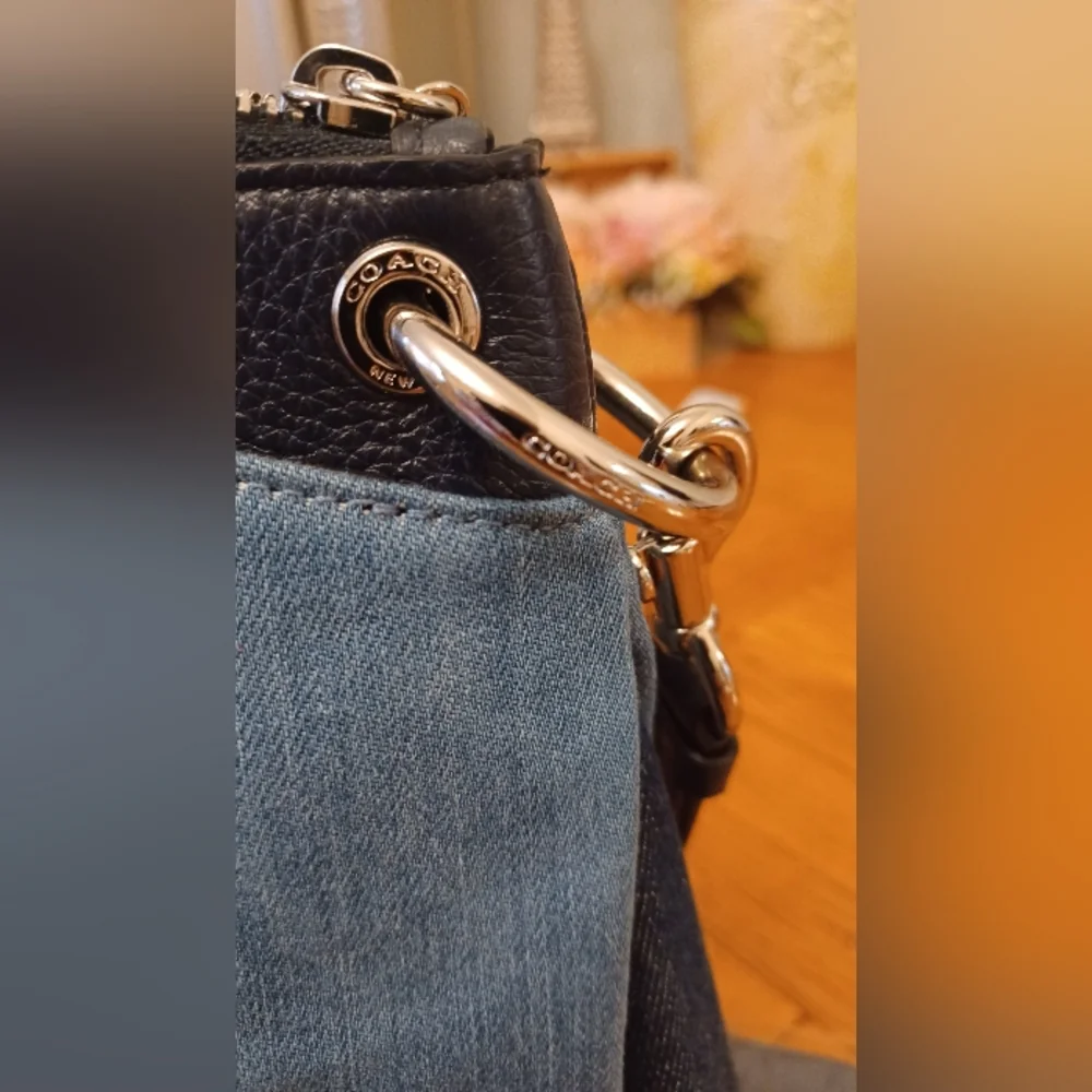 COACH MIA SATCHEL IN DENIM - Picture 8 of 9